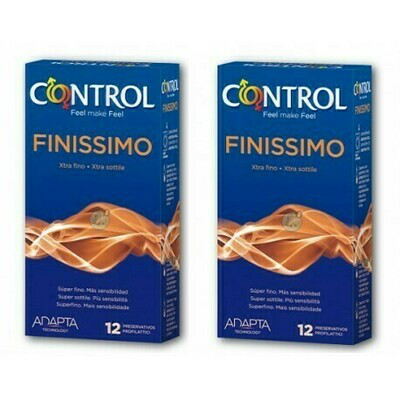 CONTROL FINISSIMO PRESERVATIVOS 12 U 2 ENVASES