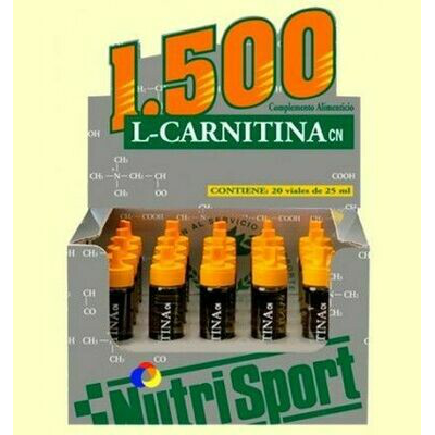 NUTRISPORT L- CARNITINA 1500 NARANJA 20 VIALES