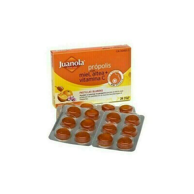 JUANOLA PROPOLIS PASTILLAS NARANJA 24 PASTILLAS