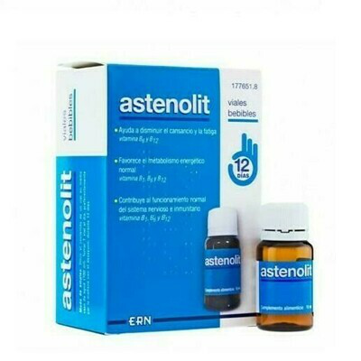 ASTENOLIT VIALES BEBIBLES 12 VIAL PLASTICO