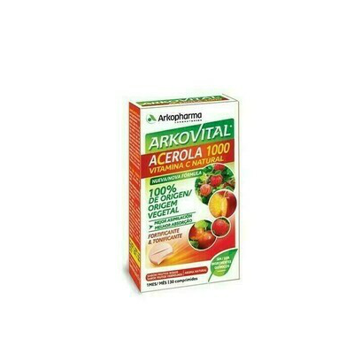 ARKOVITAL ACEROLA 1000 VITAMINA C 30 COMPRIMIDOS