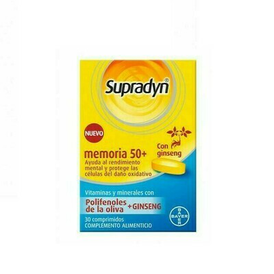 SUPRADYN MEMORIA 50  30 COMPRIMIDOS