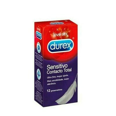 PRESERVATIVOS DUREX CONTACTO TOTAL 12 U.