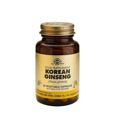 SOLGAR GINSENG COREANO 50 CAPS