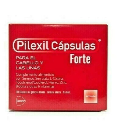 PILEXIL CAPSULAS FORTE CABELLO Y UÑAS 100 CAPSUL