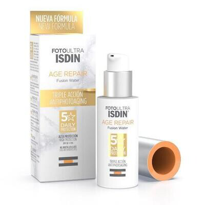 ISDIN FOTOPROTECTOR ULTRA AGE REPAIR FUSION  WATER SPF50