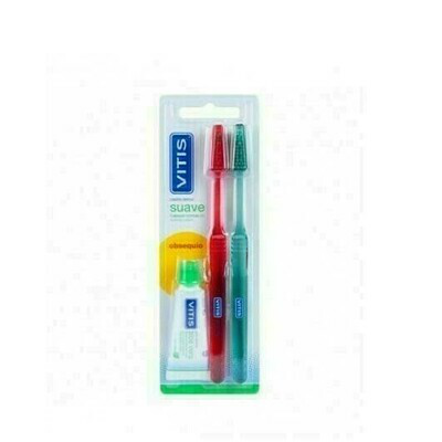 CEPILLO DENTAL ADULTO VITIS SUAVE DUPLO