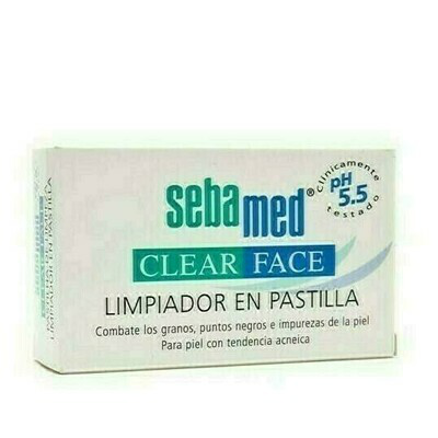 SEBAMED LIMPIADOR PASTILLA CLEAR FACE 100 G