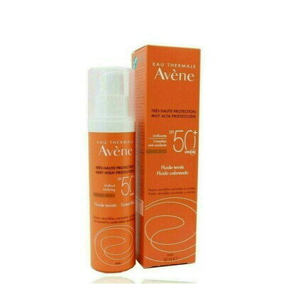 AVENE EMULSION COLOREADA SPF-50  MUY ALTA PROTEC TOQUE SECO OIL FREE SIN PERFUME