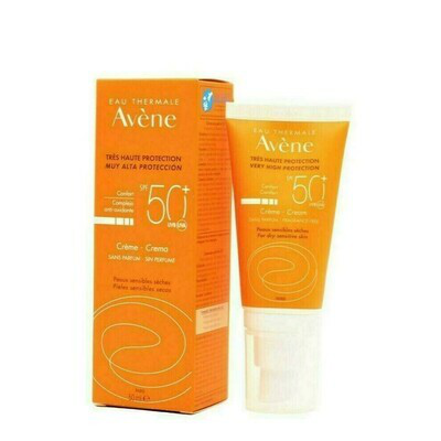 AVENE SPF 50  CREMA MUY ALTA PROTECCION  50 ML SIN PERFUME