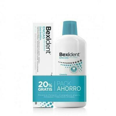 BEXIDENT PACK ENCIAS COLUTORIO TRICLOSAN 500 PAST 125