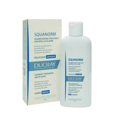 SQUANORM CHAMPU CASPA GRASA 200 ML DUCRAY