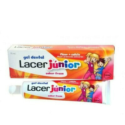 LACER JUNIOR GEL DENTAL 75 ML FRESA