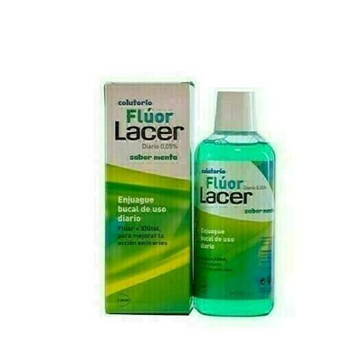 LACER COLUTORIO FLUOR DIARIO 0,05 %  MENTA 500 ML