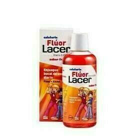 LACER COLUTORIO FLUOR DIARIO 0,05% FRESA 500 ML