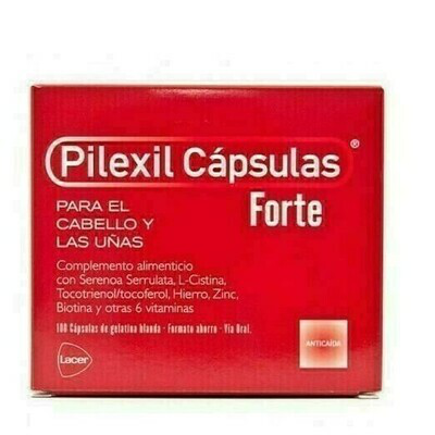 PILEXIL CAPSULAS FORTE CABELLO Y UÑAS  120 CAPS