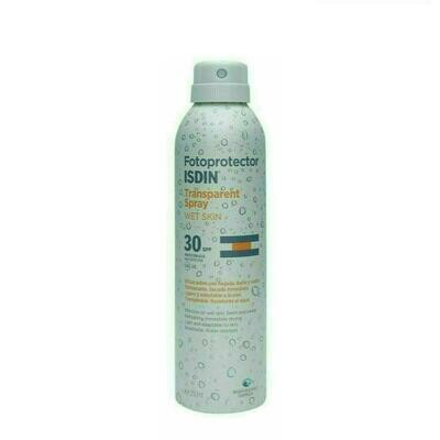 FOTOPROTECTOR ISDIN SPF-30 SPRAY TRANSPARENT WET SKIN  250 ML