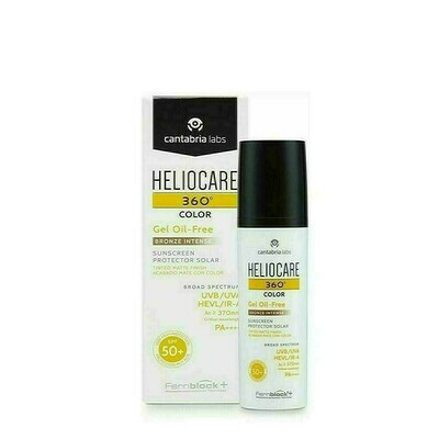 HELIOCARE 360º SPF 50  COLOR GEL OIL-FREE PROTECTOR SOLAR BRONZE INTENSE 50 ML