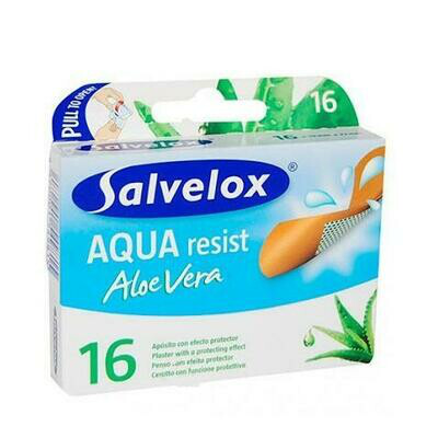 SALVELOX AQUA RESIST APOSITO ADHESIVO ALOE VERA 19 MM X 72 MM 16 APOSITOS