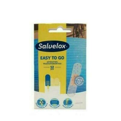 SALVELOX EASY TO GO APOSITO ADHESIVO TRANSPARENTE 12 U