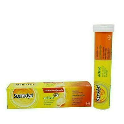 SUPRADYN ACTIVO EFERVESCENTE 15 COMP EFERV