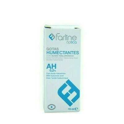 FARLINE OPTICA GOTAS HUMECTANTES 0.2% AHIALURONI GOTAS OFTALMICAS ESTERILES 15 M