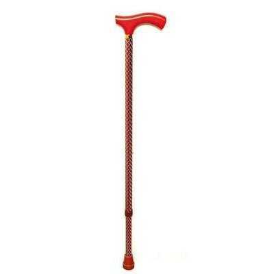 BASTON EXTENSIBLE CRISTAL ROJO DERBY