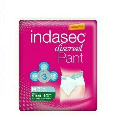 *INDASEC PANT SUPER MED 10 U 80 A 110CM