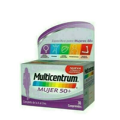 MULTICENTRUM MUJER 50  30 COMPRIMIDOS