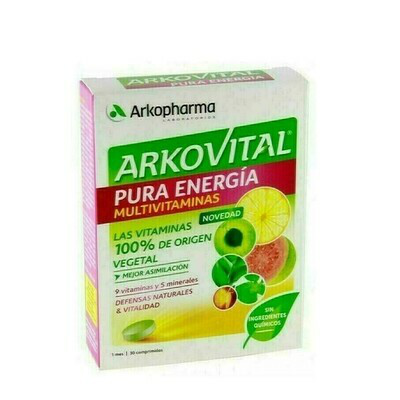 ARKOVITAL PURA ENERGIA MULTIVITA 30 COMP