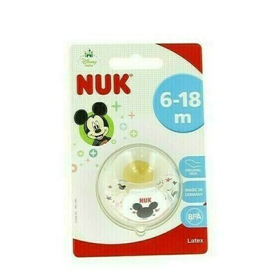 NUK CHUPA T2 LATEX DISNEY 6-18M 1U