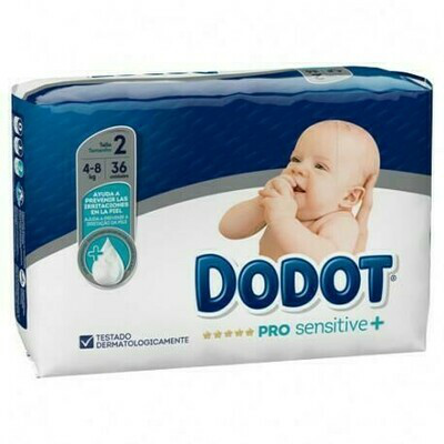 DODOT PRO SENSITIVE T2 4-8KG 36UND