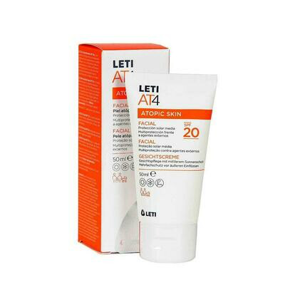 LETI AT4 CREMA F20 FACIAL 50 ML