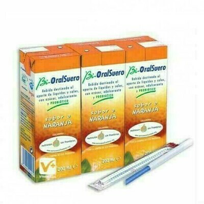 BIORALSUERO NARANJA 3X200 ML