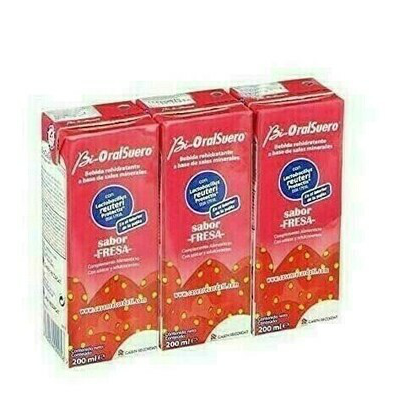 BIORALSUERO FRESA   3X200 ML