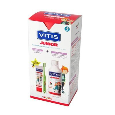 VITIS PACK JUNIOR CEPILLO GEL COLUT 500M