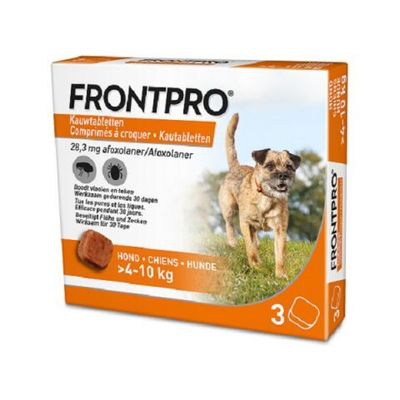 FRONTPRO 28 MG 3 COMP 4-10 KG M  NARANJA