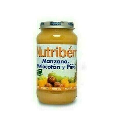 NUTRIBEN MANZANA MELOCOTON PI/A 250 GR