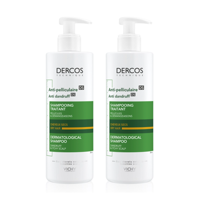 DERCOS VICHY CHAMPU .CASPA SECA DUPLO