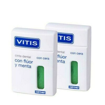 VITIS SEDA DENTAL CON FLUOR Y MENTA 50 M 2 U