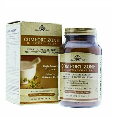 SOLGAR COMFORT ZONE DIGESTIVE COMPLEX 90 CAP