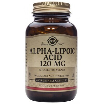 SOLGAR ACIDO ALFA LIPOICO 120MG 60CAPS