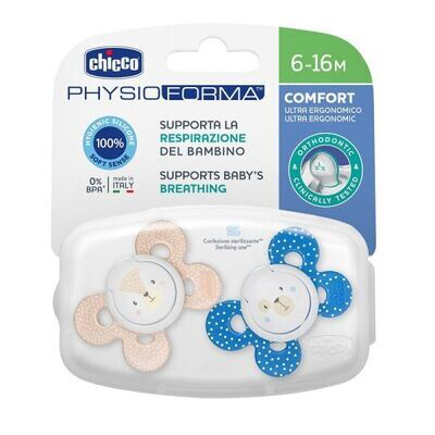 CHUPETE SILICONA CHICCO PHYSIO COMFORT NIÑO 6-16