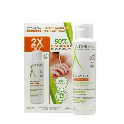 A-DERMA EXOMEGA PACK GEL LIMPIADOR