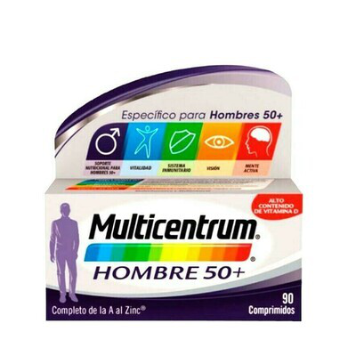 MULTICENTRUM HOMBRE 50+  90 COMPRIMIDOS