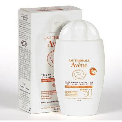 AVENE SOLAR FLUIDO 50  MINERAL 40 ML