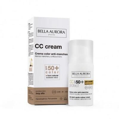 BELLA AURORA CREMA COLOR  CC CREAM SPF50  PEIL