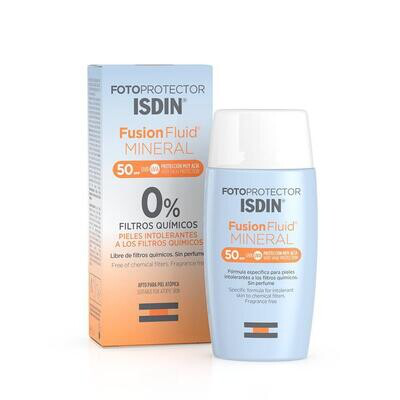 FOTOPROTECTOR  ISDIN FUSION FLUID MINERAL SPF 50+ 50 ML