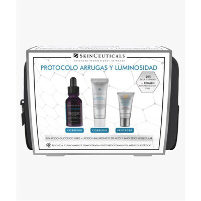 SKINCEUTICALS PROTOCOLO ARRUGAS Y LUMINOSIDAD