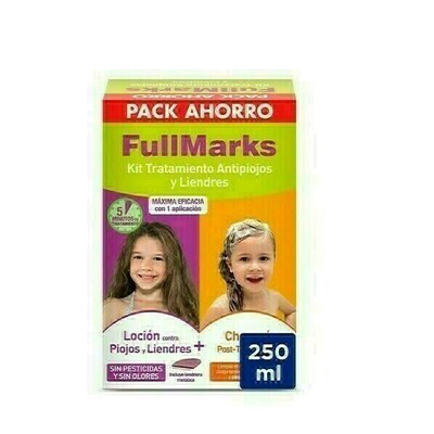 FULL MARKS KIT TRATAMIENTO ANTIPIOJOS Y LIENDRES